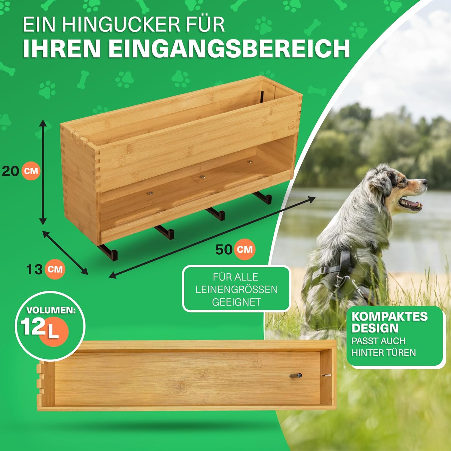Thumbnail 5 de VELONT Hundegarderobe XL mit Ablage