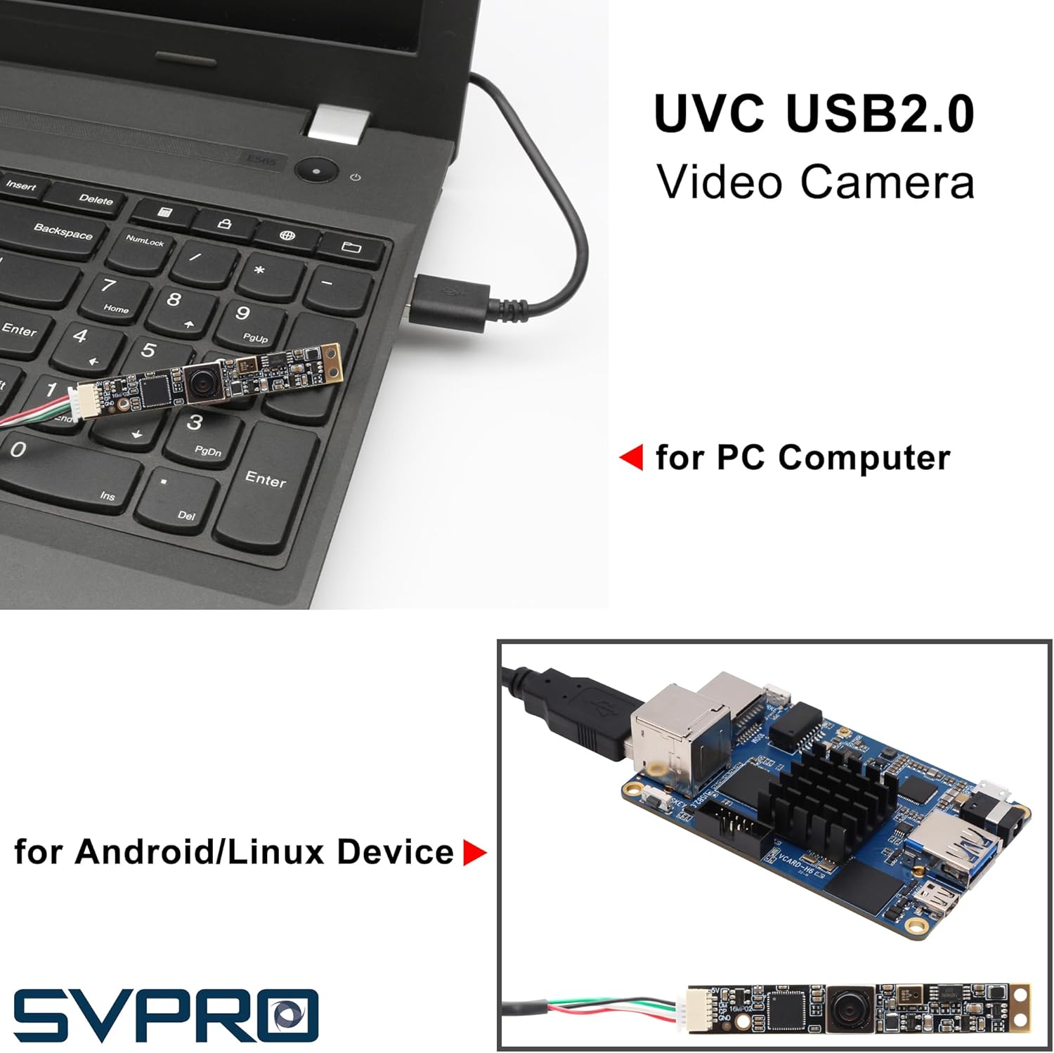 Detalle de Svpro 16MP Autofocus USB Camera Module with Microphone for Computer