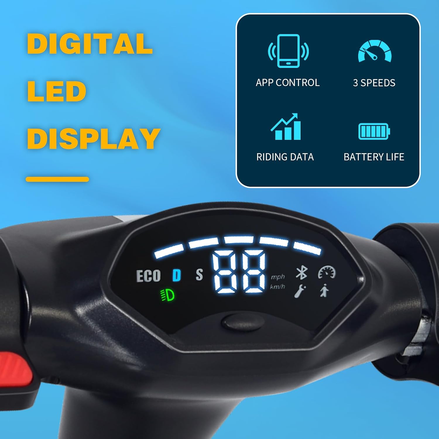 Detalle 2 de KHHK Elektroroller für Kinder 250 W