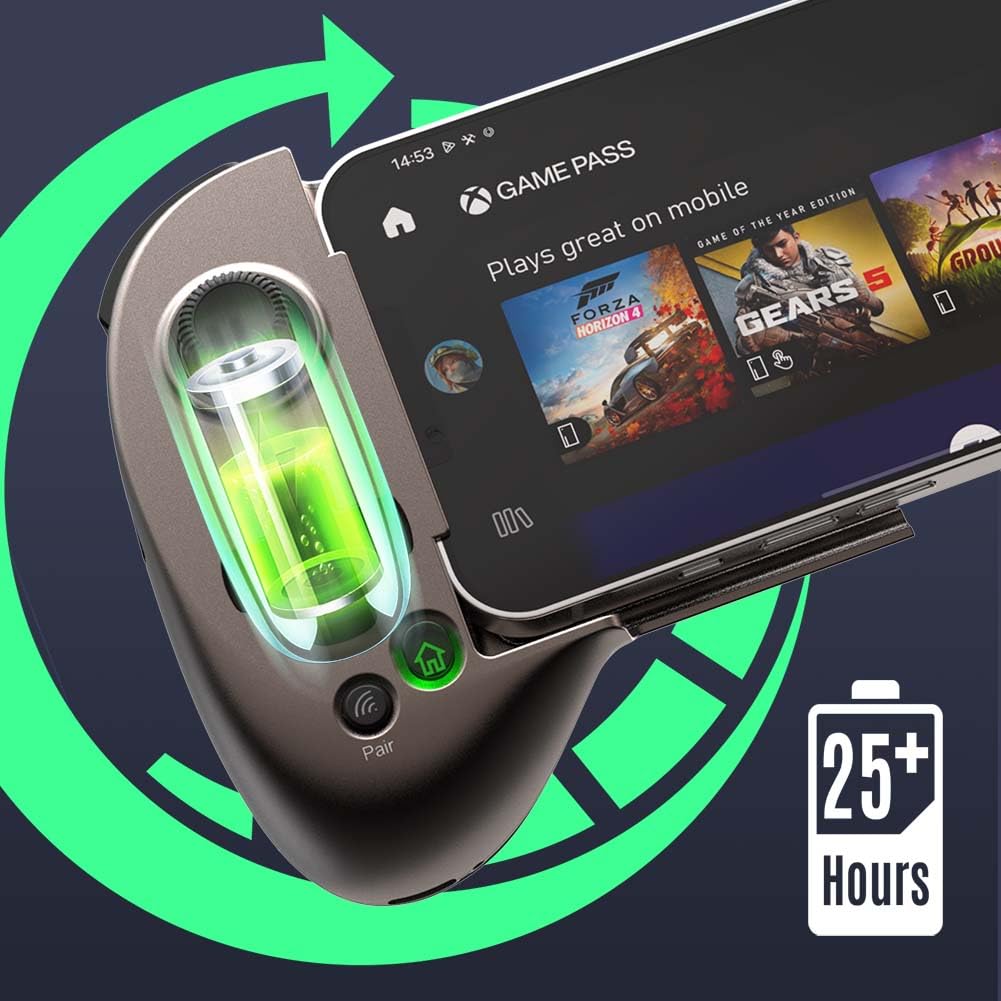 Thumbnail 5 de ShanWan Handy Controller für Android/iOS (iPhone 15) – Bluetooth-Smartphone-Gamepad mit höhenverstellbarem Joystick