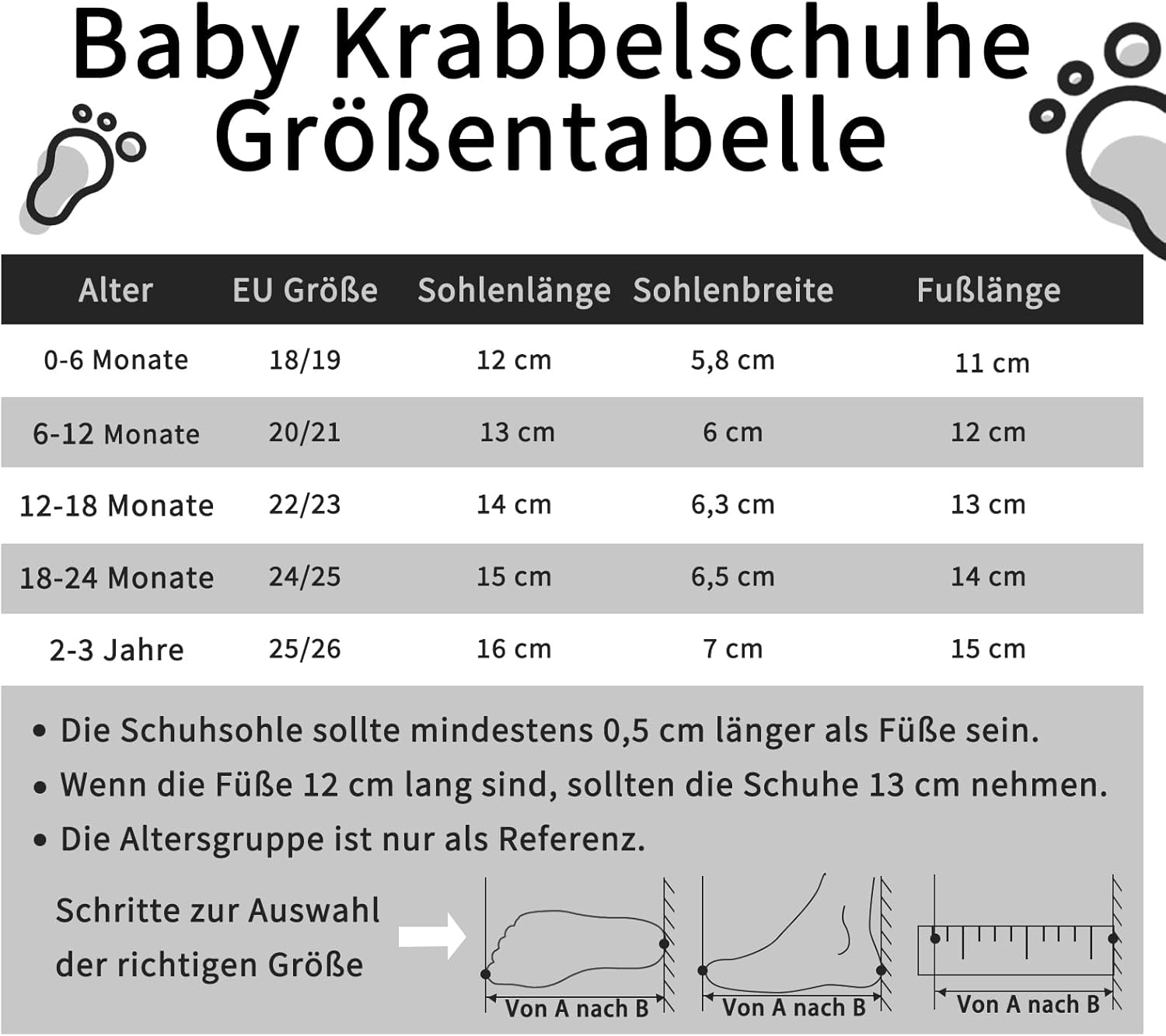 Thumbnail 6 de YALION Baby Krabbelschuhe aus weichem Leder – Lauflernschuhe für Baby & Kleinkind (Jungen/Mächen)