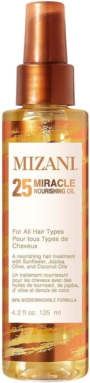 Detalle de Mizani Huile Capillaire Nourrissante Anti-Frisottis – 25 Miracle Nourishing Hair Oil, 125 ml