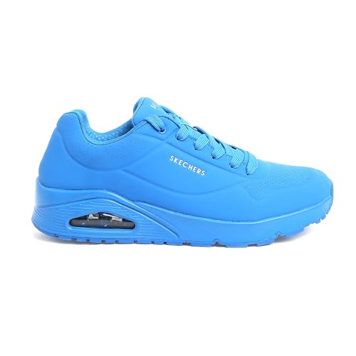 Thumbnail 1 de Skechers Men's Uno Stand on Air Sneaker – Blue Durabuck Mesh, 11 UK