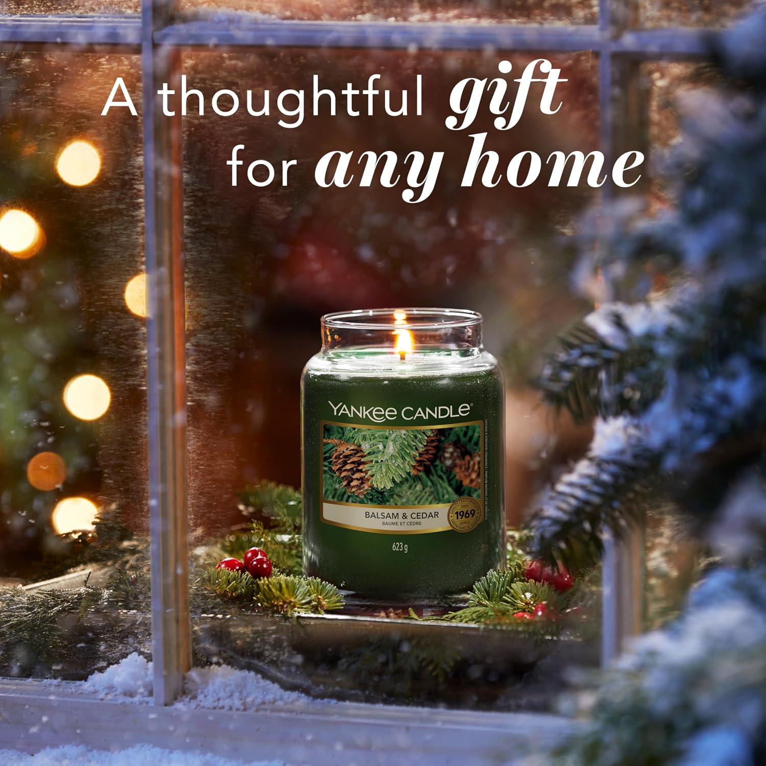 Thumbnail 5 de Yankee Candle Balsam & Cedar Large Jar 150h 🕯