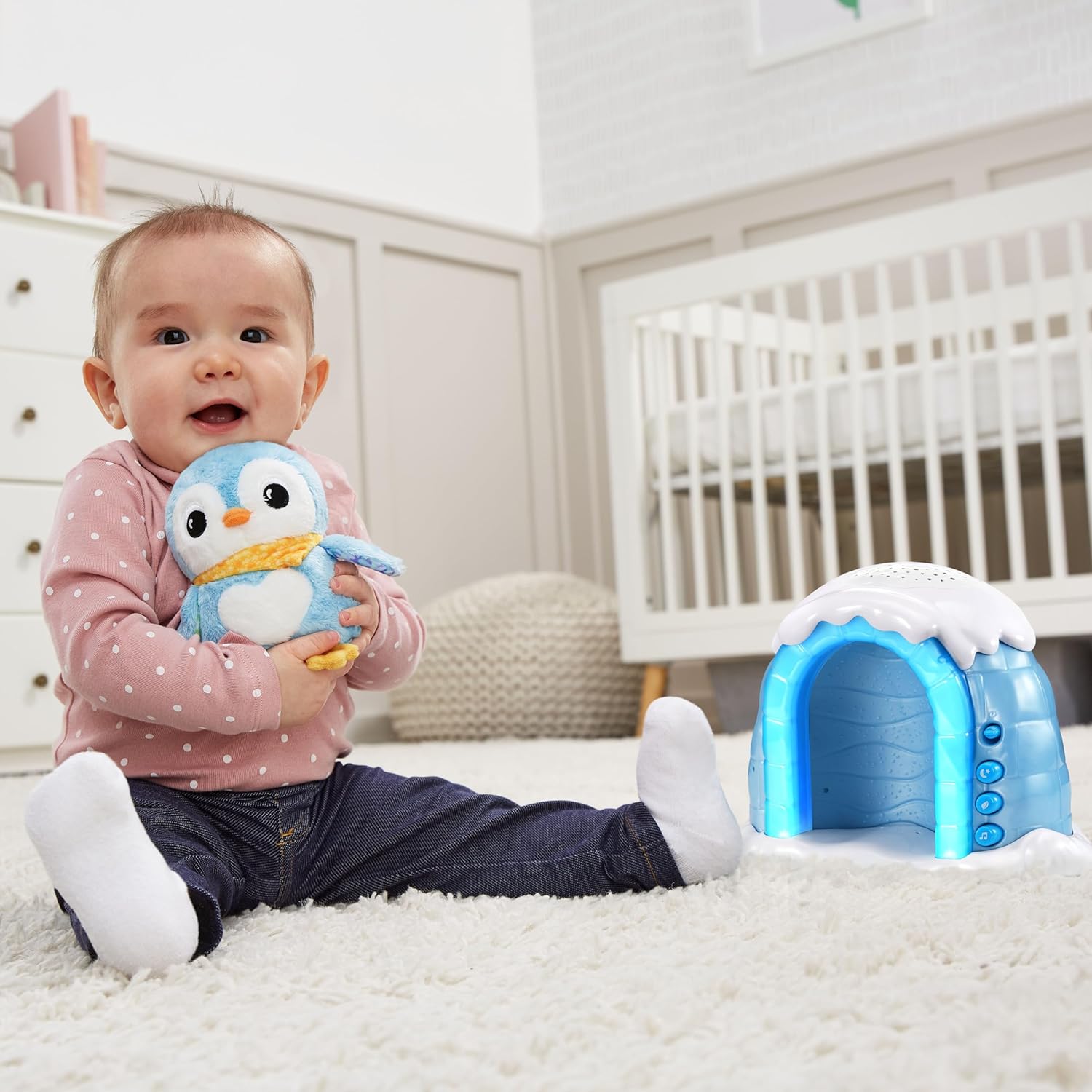 Thumbnail 5 de VTech P’tit Pingouin Nuit Étoilée – veilleuse bébé musicale avec projection au plafond