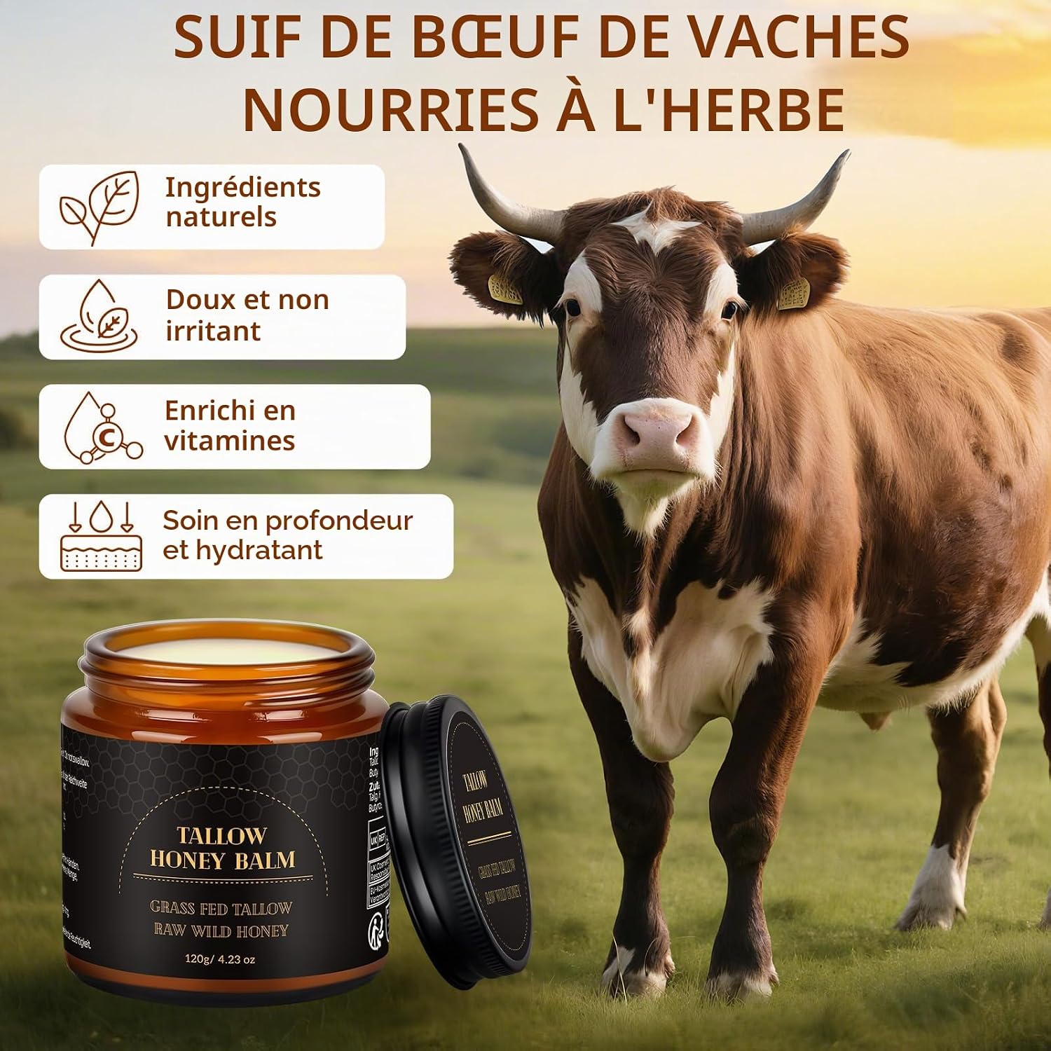 Thumbnail 5 de Ingbear Beef Tallow Cream 120 g: rundertalg- en honingbalsem