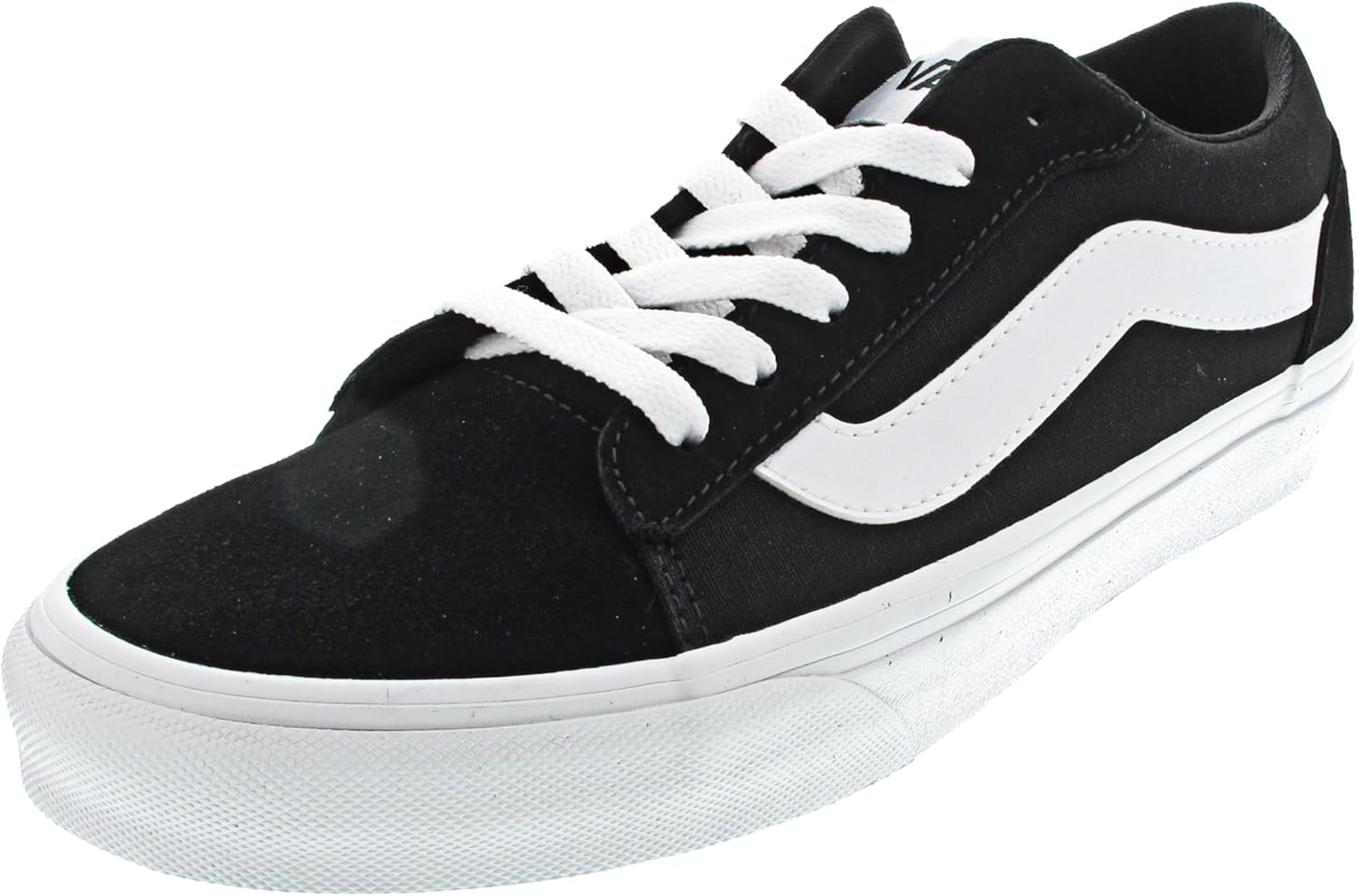 Detalle 1 de Vans Vero LS Suede/Canvas Dusty Rose – komfortabler Style mit dezentem Seitenstreifen