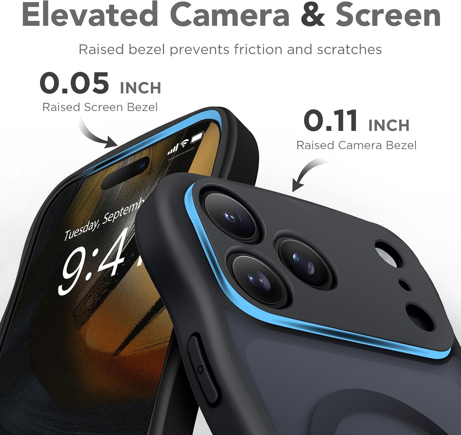 Thumbnail 6 de CAPRARO Magnetic Case for iPhone 17 Pro Max (Translucent Matte Wave Design, MagSafe-Compatible)