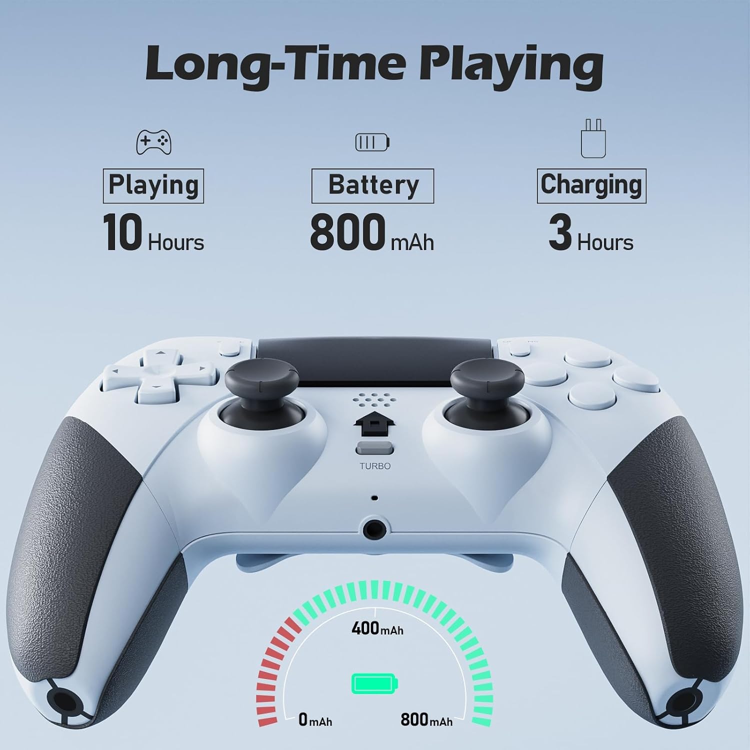 Thumbnail 6 de CHEREEKI PS4 Controller mit 8 Metern Reichweite