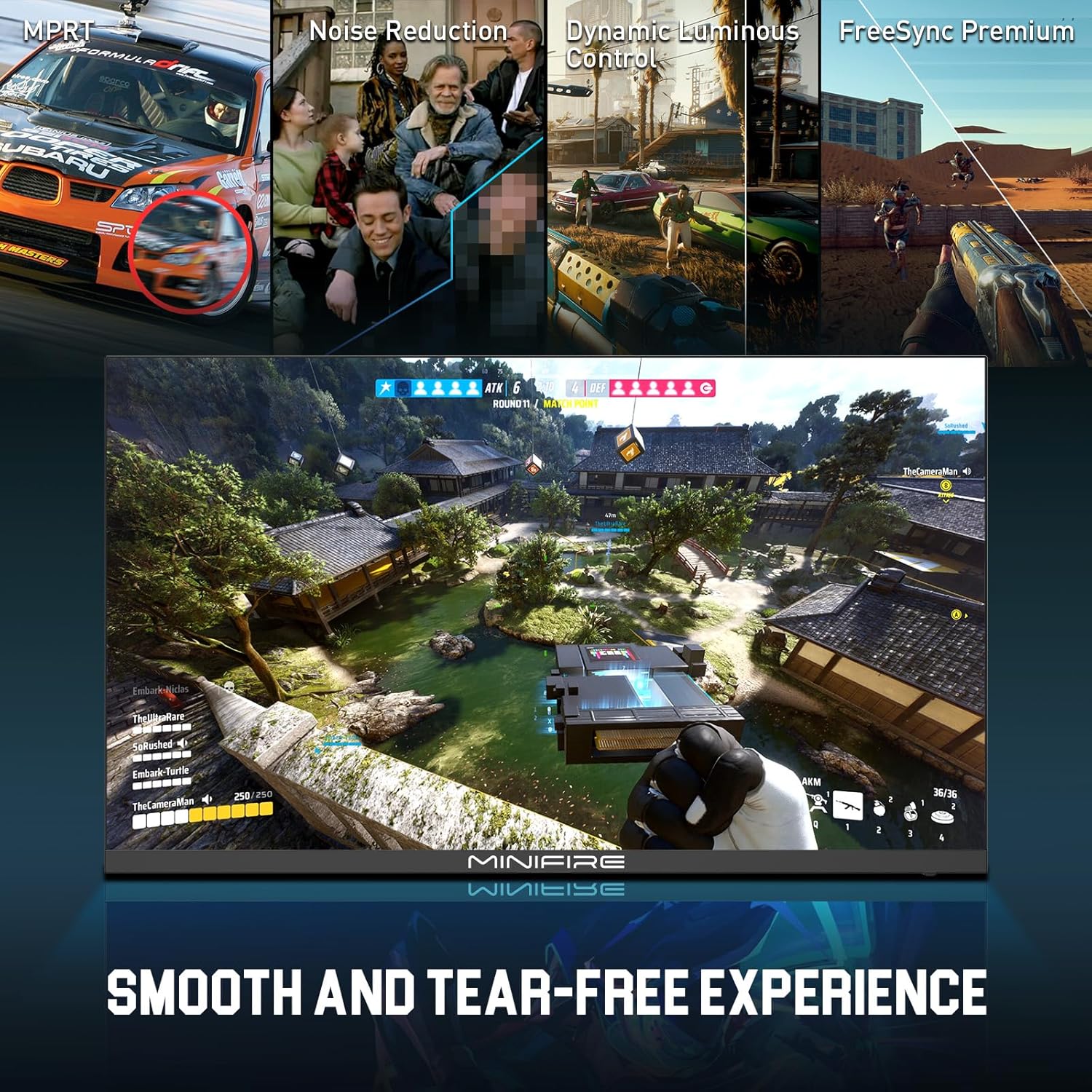 Thumbnail 3 de Minifire MFG25X1 Pro 24.5-inch 300Hz Full HD fast IPS gaming monitor