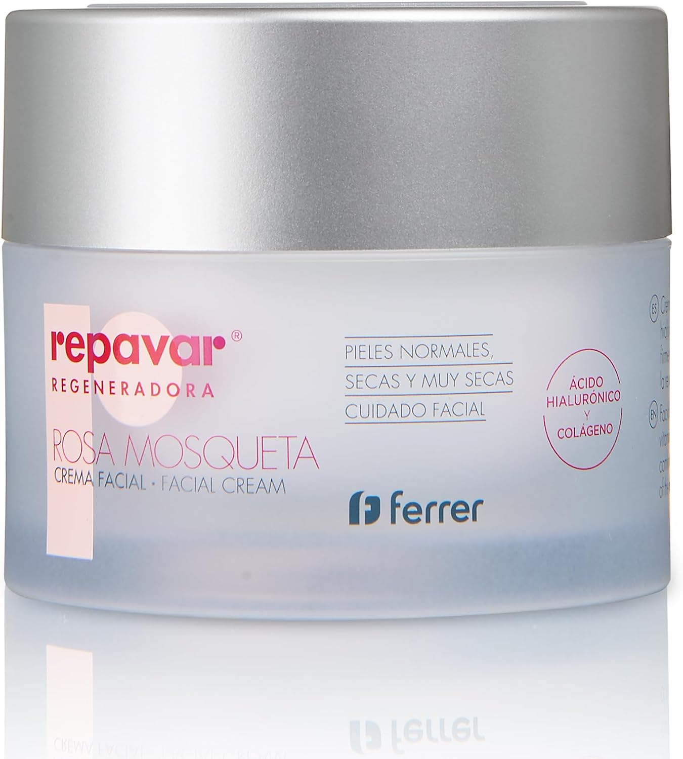 Detalle 2 de Repavar Crema Facial Hidratante Rosa Mosqueta 🌹 50 ml
