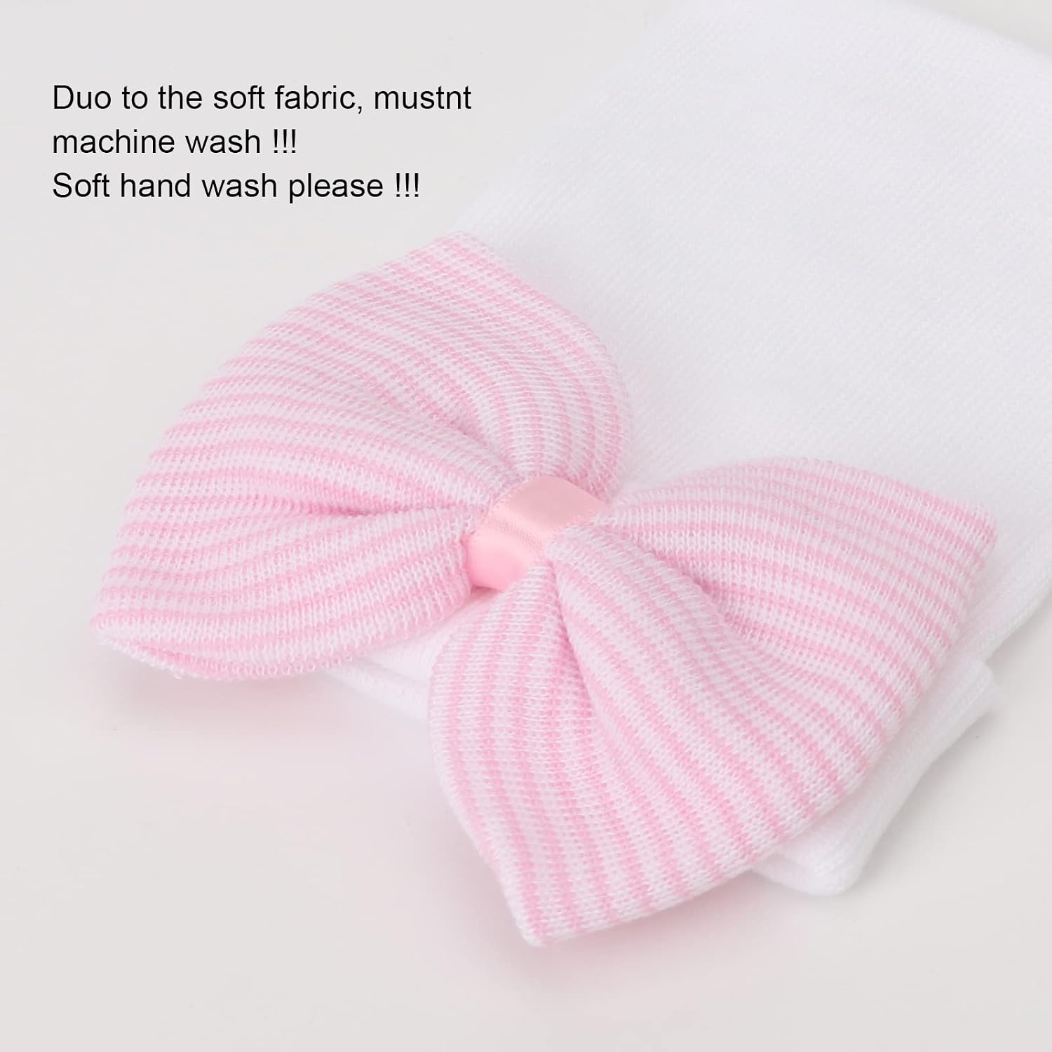 Detalle 1 de DRESHOW 3-Piece Newborn Hat and Mittens