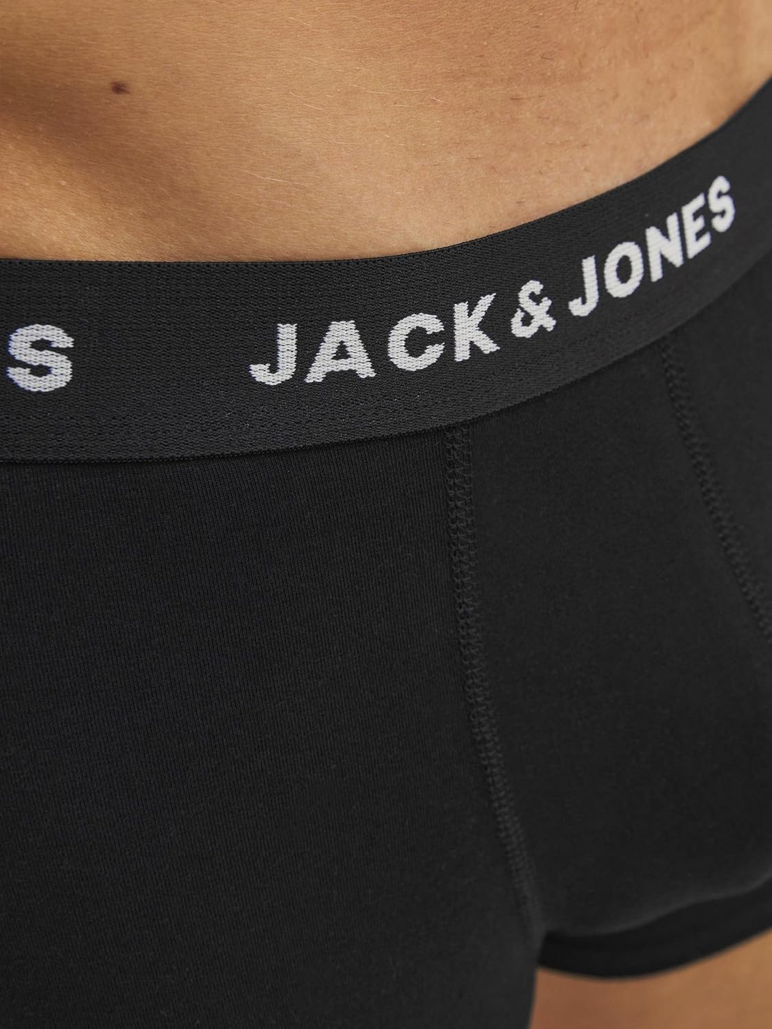 Detalle 2 de JACK & JONES Trunks 7-Pack de algodón con elastano (Black, talla XL)