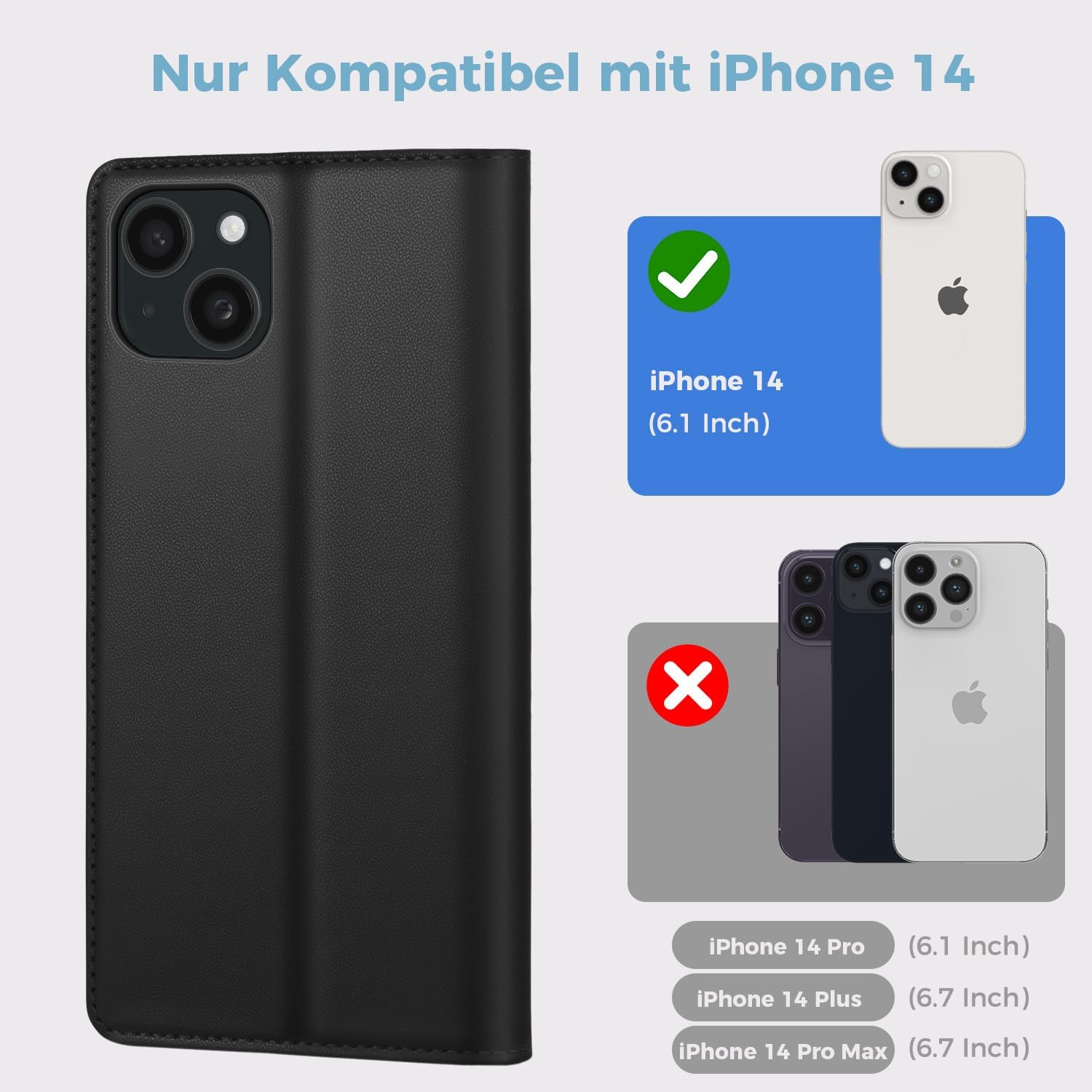 Thumbnail 6 de Thorhülle iPhone 14 Schutzhülle Flip Case