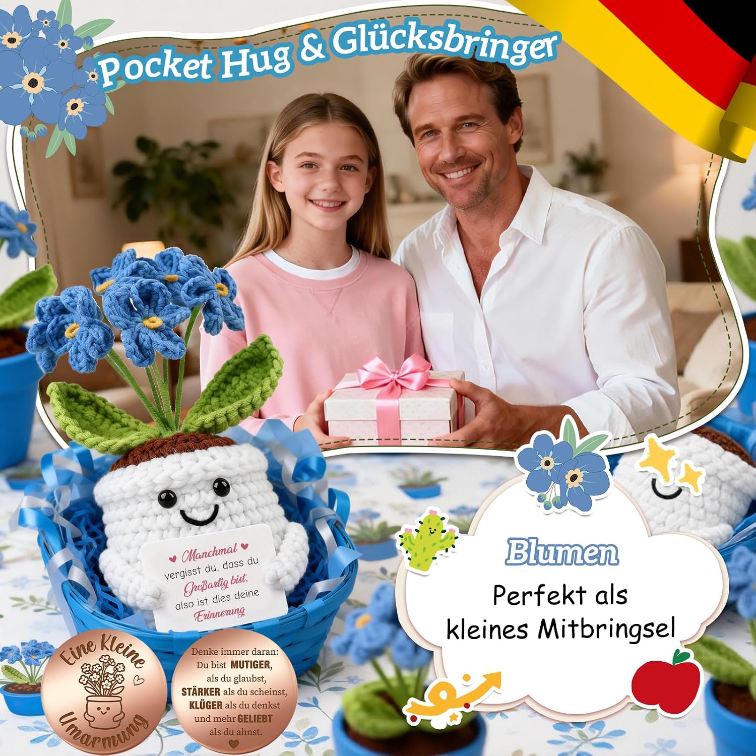 Thumbnail 2 de Giftota Pocket Hug Vergissmeinnicht