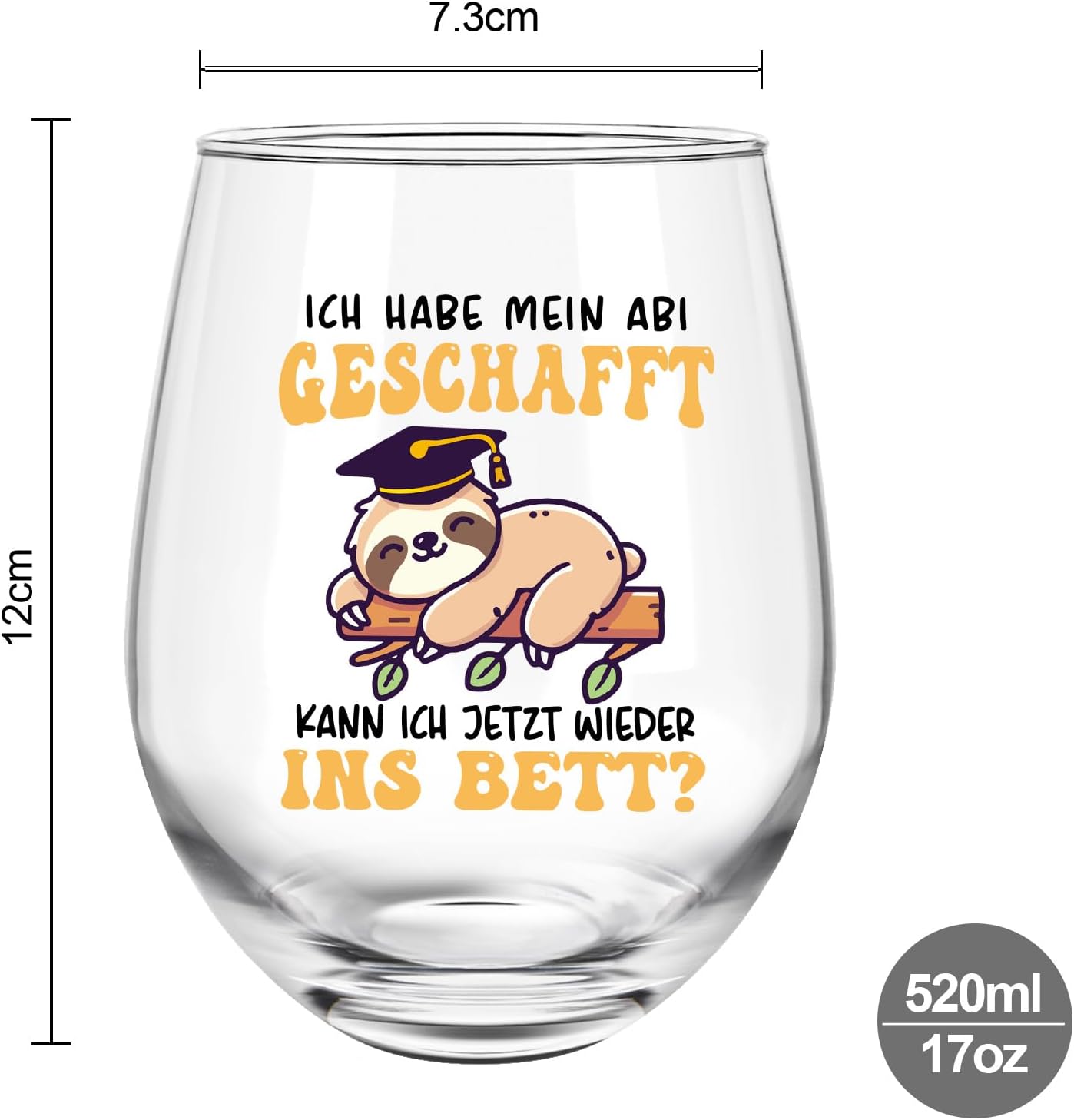 Thumbnail 6 de Joymaking Weinglas Abi 2025 17 oz Geschenk