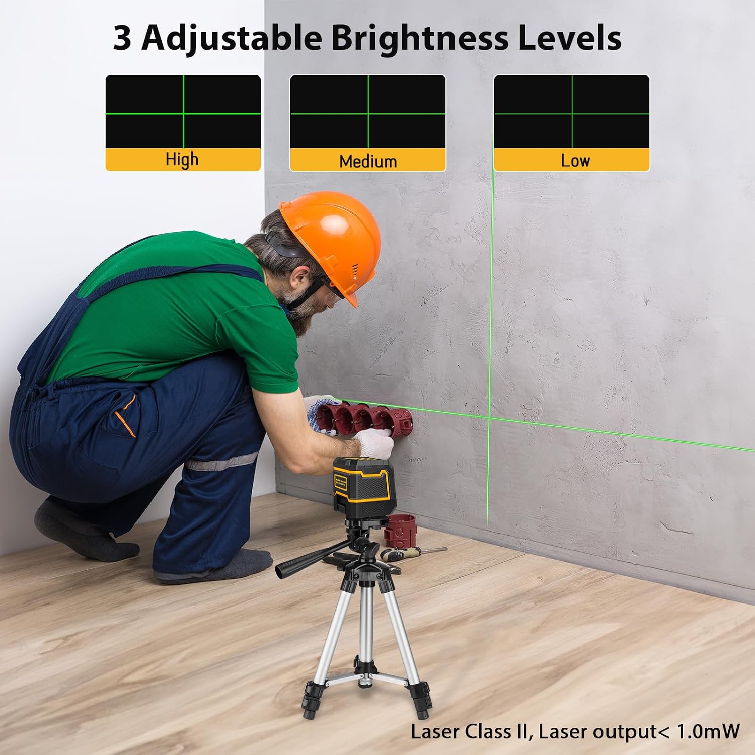 Detalle 2 de ASOBRIS X6-B2 24 m Green Cross Laser
