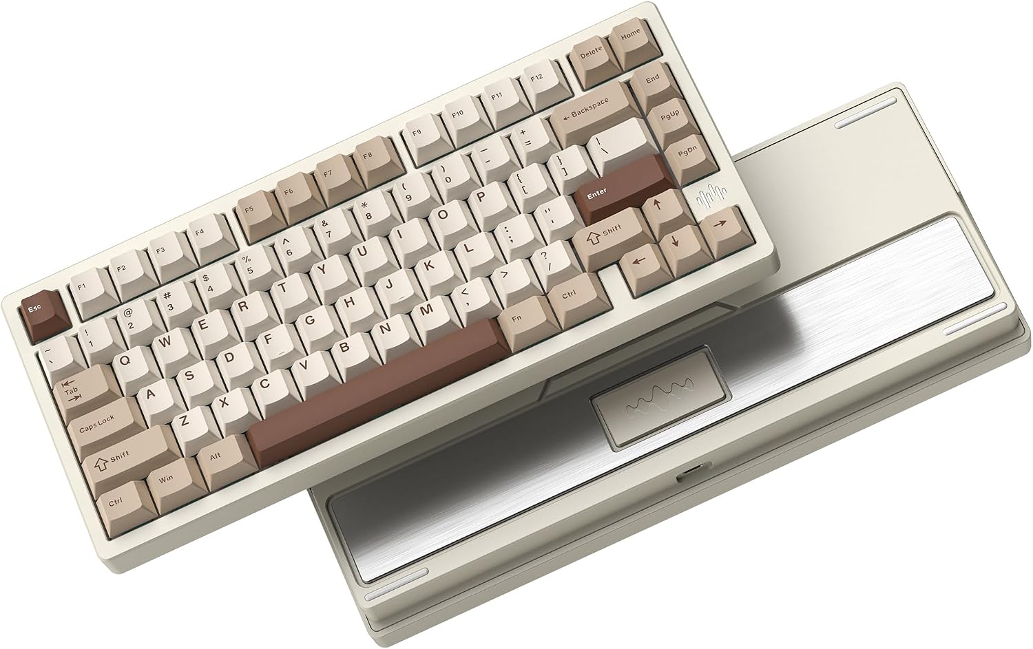 Detalle de Womier RD75Pro 75% Wireless Mechanical Keyboard with CNC Aluminum and QMK/VIA