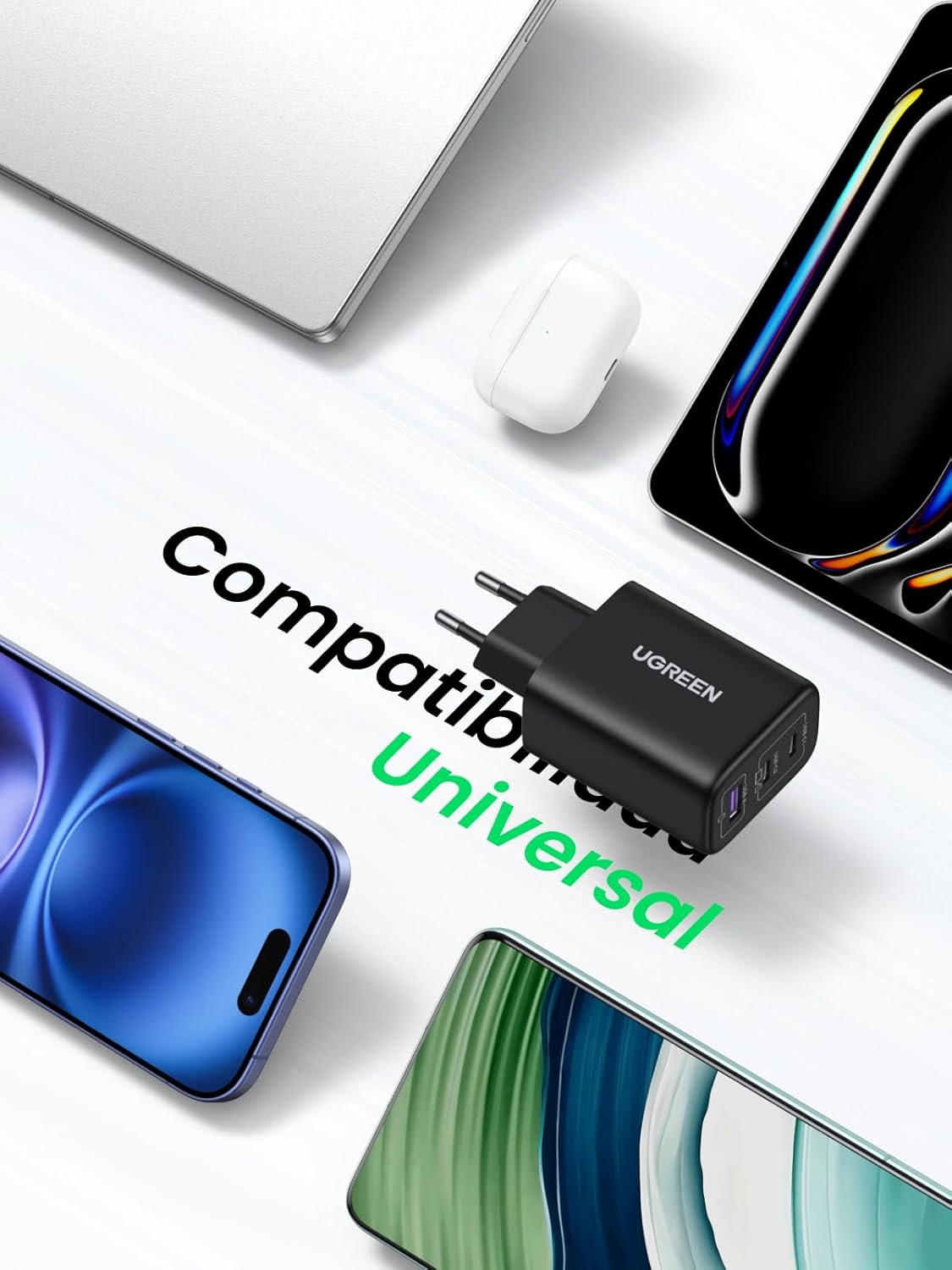 Thumbnail 4 de UGREEN Cargador USB C 65W ⚡ Compatible Galaxy, MacBook, iPhone