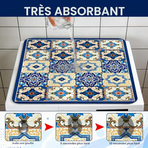 Thumbnail 7 de xyuayamz Tapis de protection 60 × 60 cm antidérapant bleu