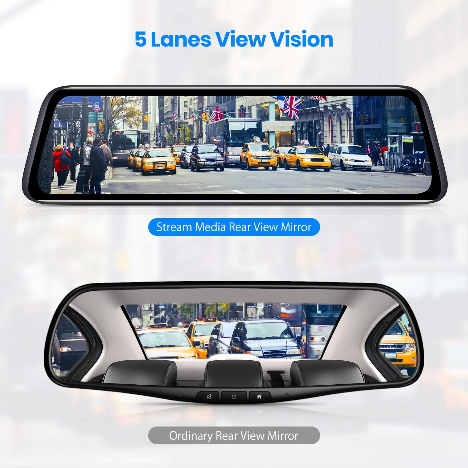 Thumbnail 3 de AUTO-VOX V5PRO 1080P Rear View Mirror