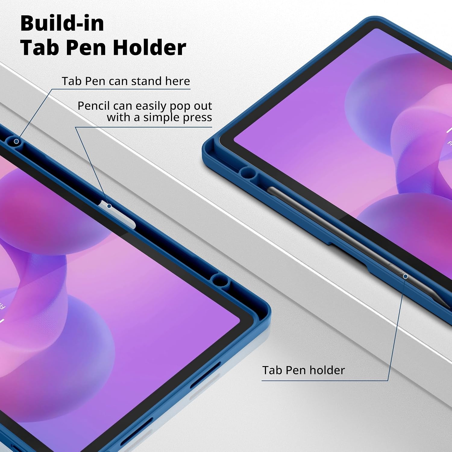 Thumbnail 4 de EasyAcc Hülle Lenovo Idea Tab 11 Zoll TB-336ZU Meerblau