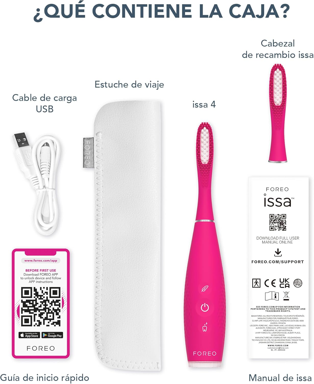 Thumbnail 5 de FOREO issa 4 spazzolino elettrico sonico 4-in-1 ricaricabile con testina extra