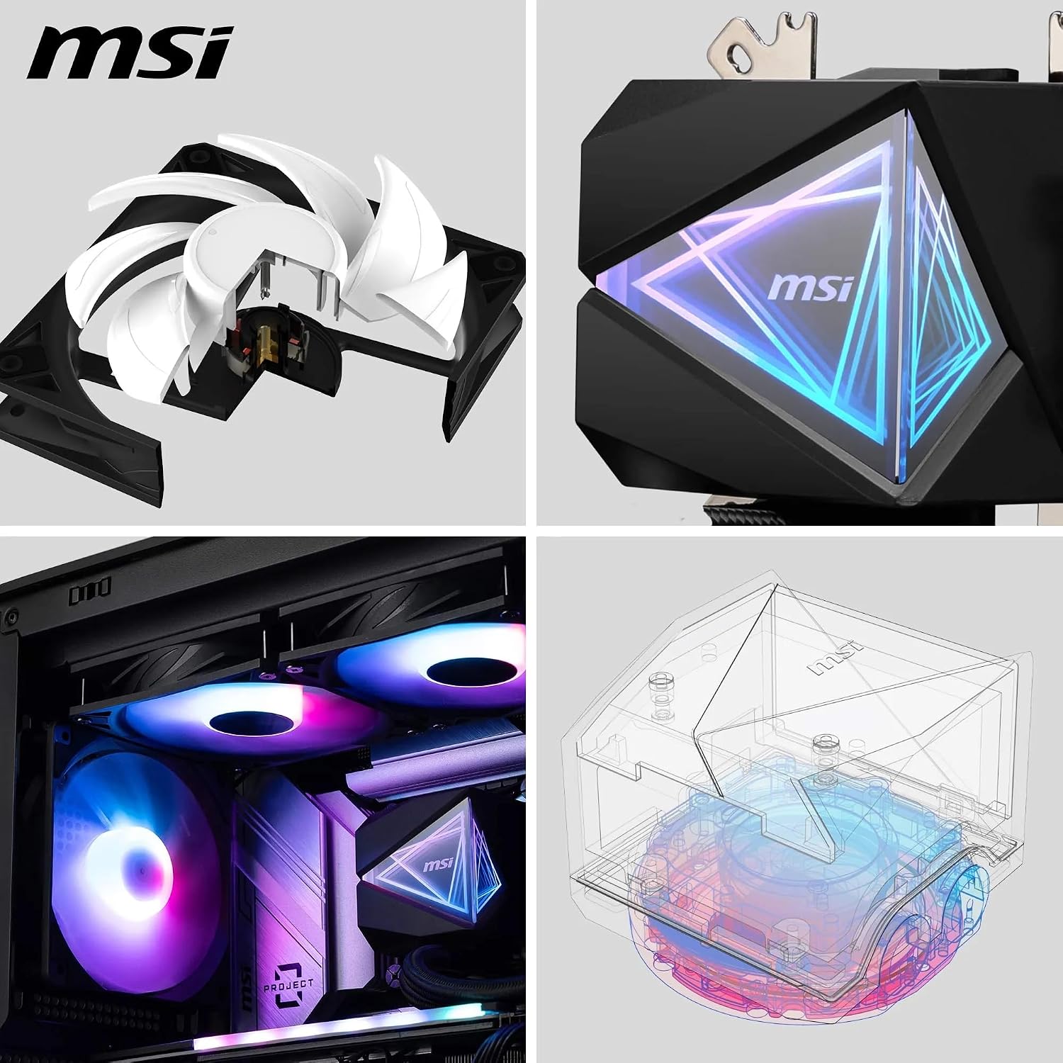Thumbnail 3 de MSI MAG CORELIQUID I240: dissipatore a liquido AiO con ARGB e radiatore a flusso separato