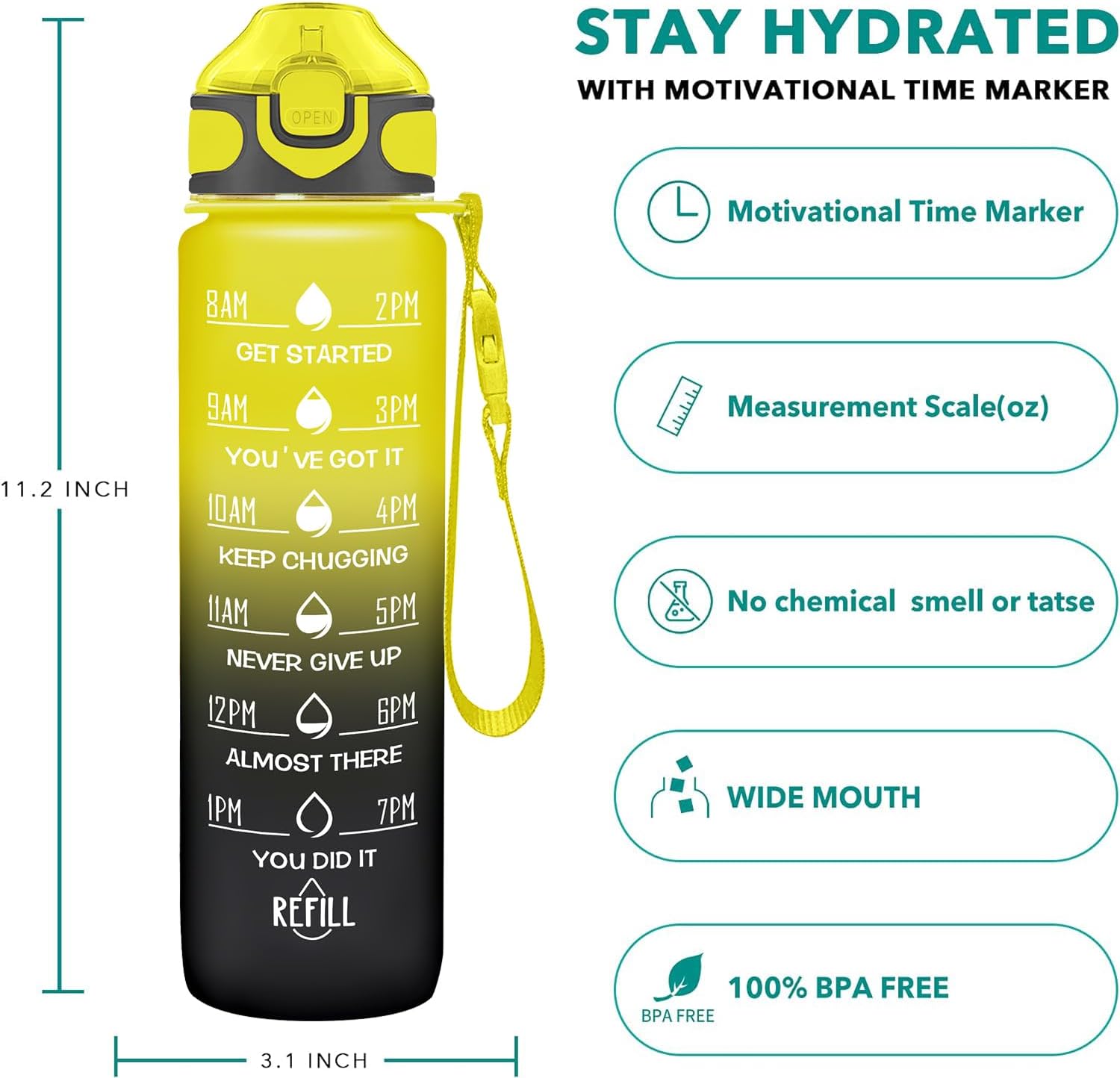 Detalle de Enerbone 32 oz Water Bottle