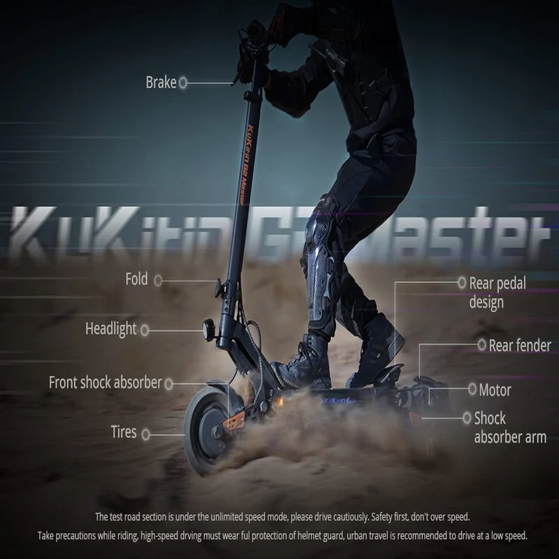 Thumbnail 2 de Kukirin G2 Master Patinete eléctrico 60 km/h 🛴