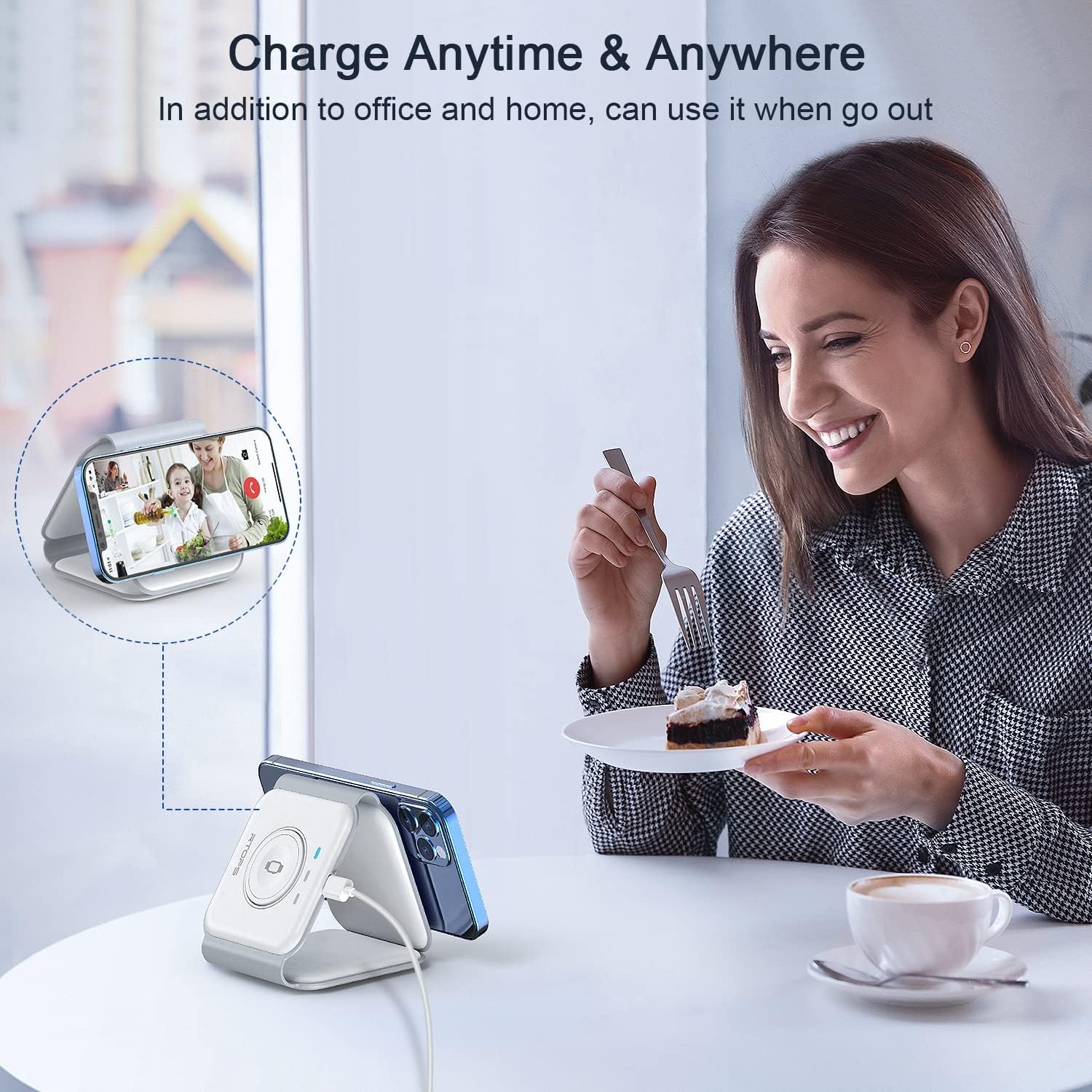 Thumbnail 5 de RTOPS Magnetic Travel 3-in-1 Wireless Charger