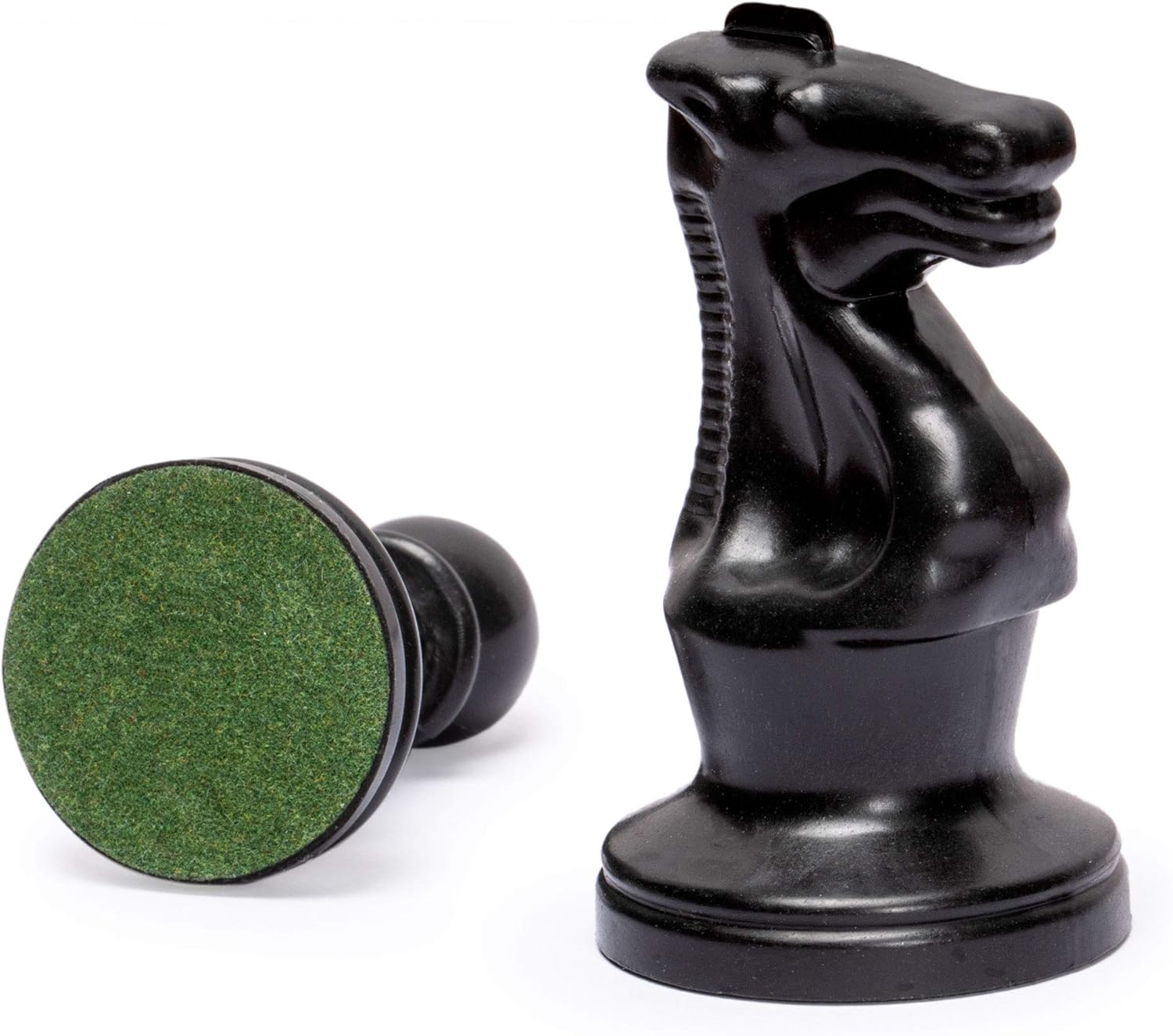 Thumbnail 4 de Yellow Mountain Imports Regulation Tournament Roll-Up Staunton Chess Set (50cm) with Travel Bag – Green