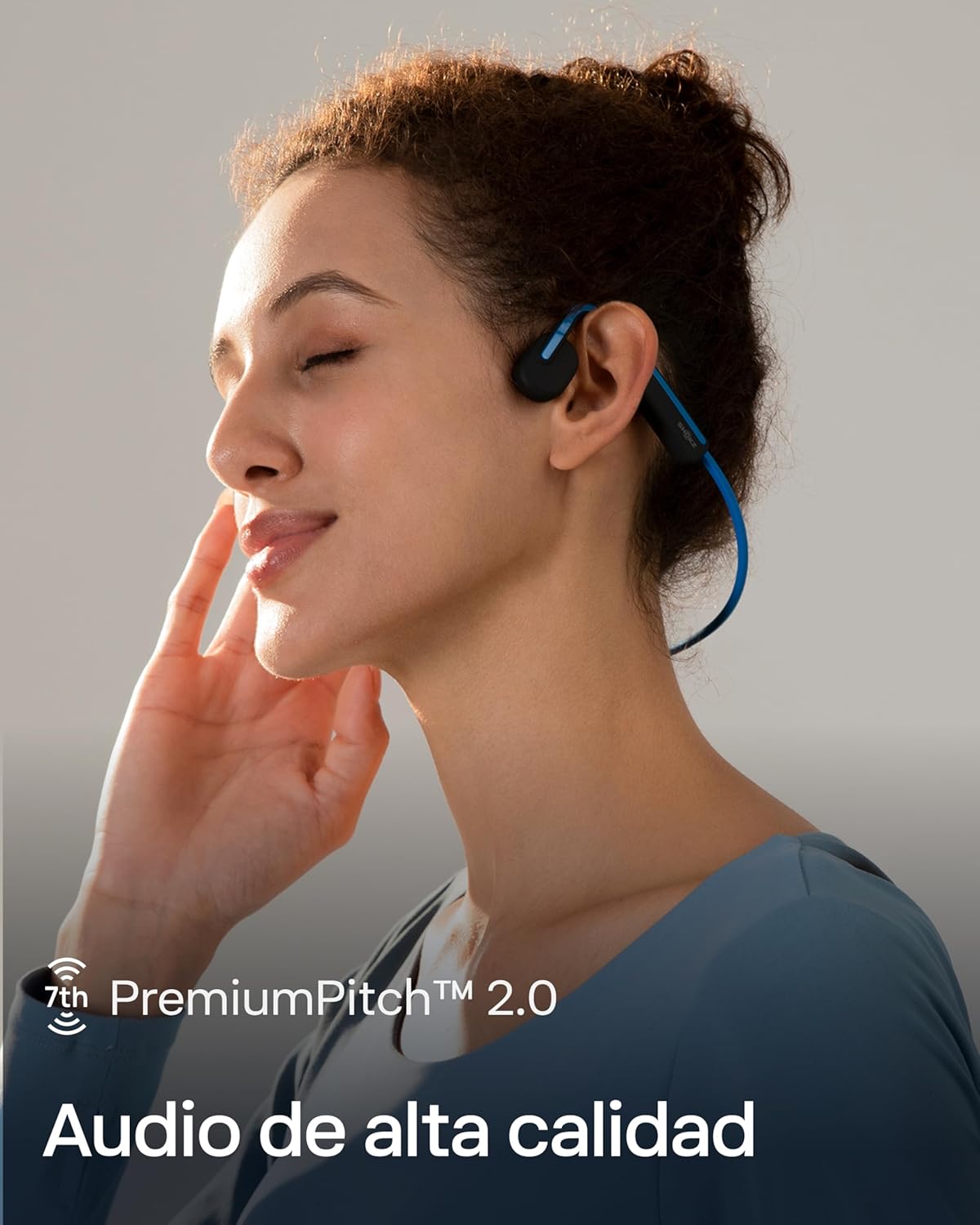 Detalle 2 de SHOKZ OpenMove Auriculares inalámbricos deportivos resistentes💧
