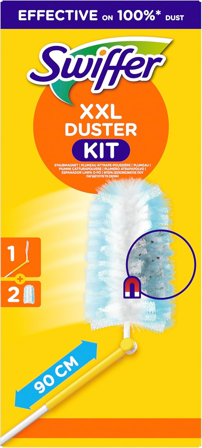 Thumbnail 6 de Swiffer Staubmagnet Starter-Set (1 Griff + 13 Nachfülltücher) – Staubwedel mit Trap & Lock Technologie