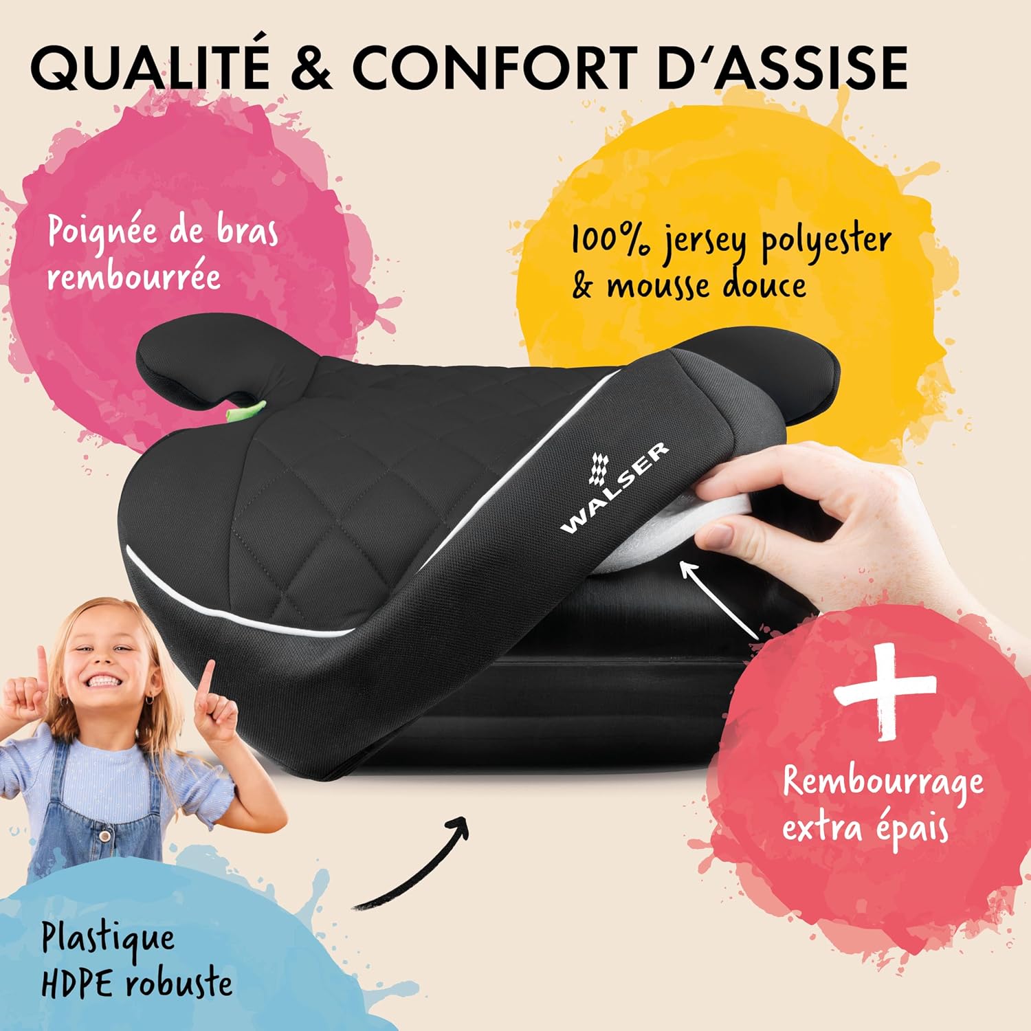 Detalle de WALSER Andy rehausseur 125-150 cm ECE R129