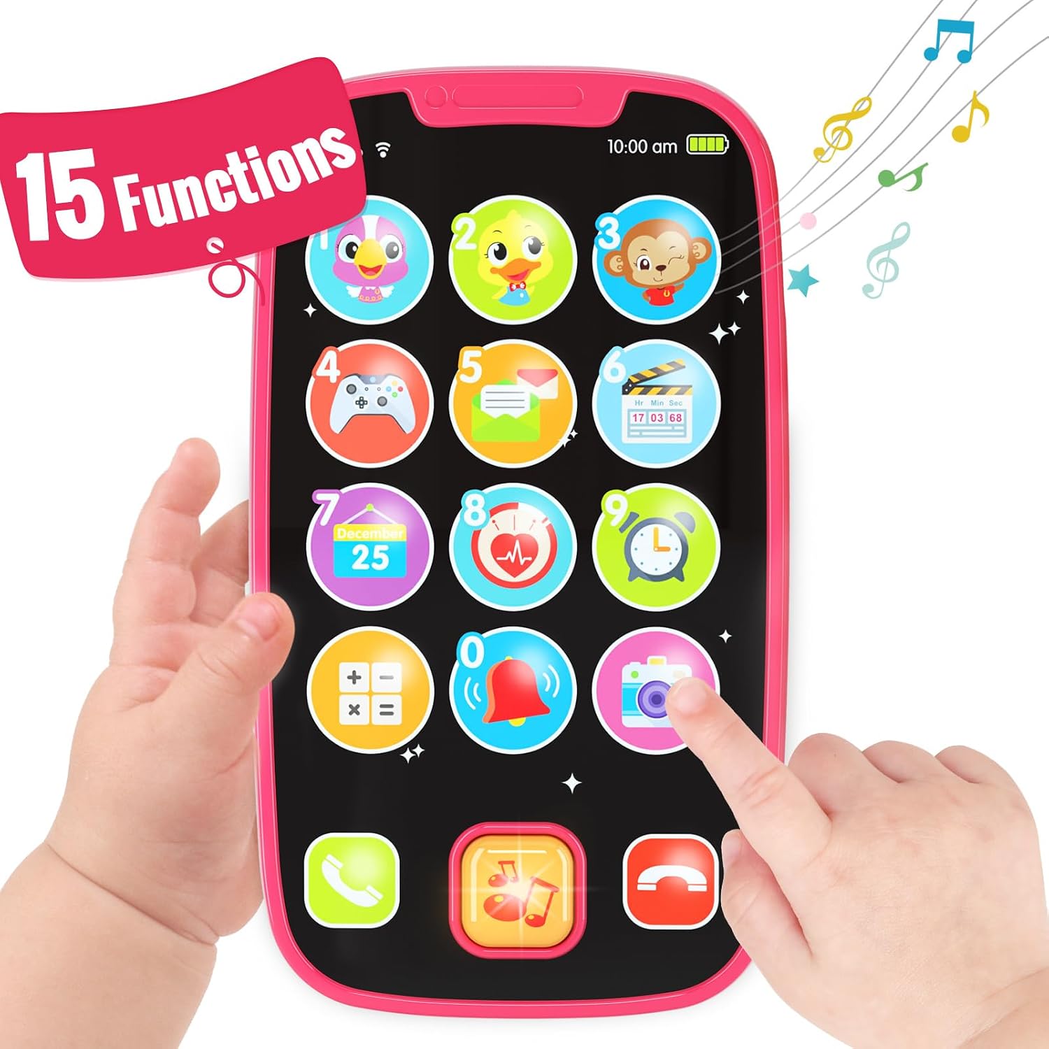 Detalle de BABYFUNY 15-Function Toddler Phone for 12–18 Months