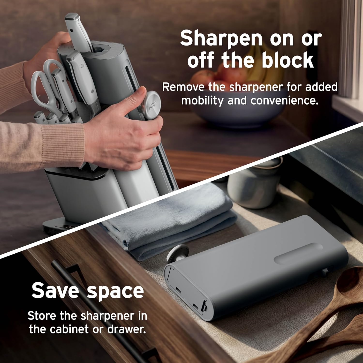Detalle de Ninja Knife Block Set NK32010GY1