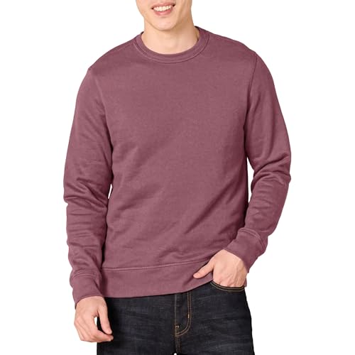 Detalle de Amazon Essentials sweat-shirt homme col rond violet XXL en molleton coton-polyester
