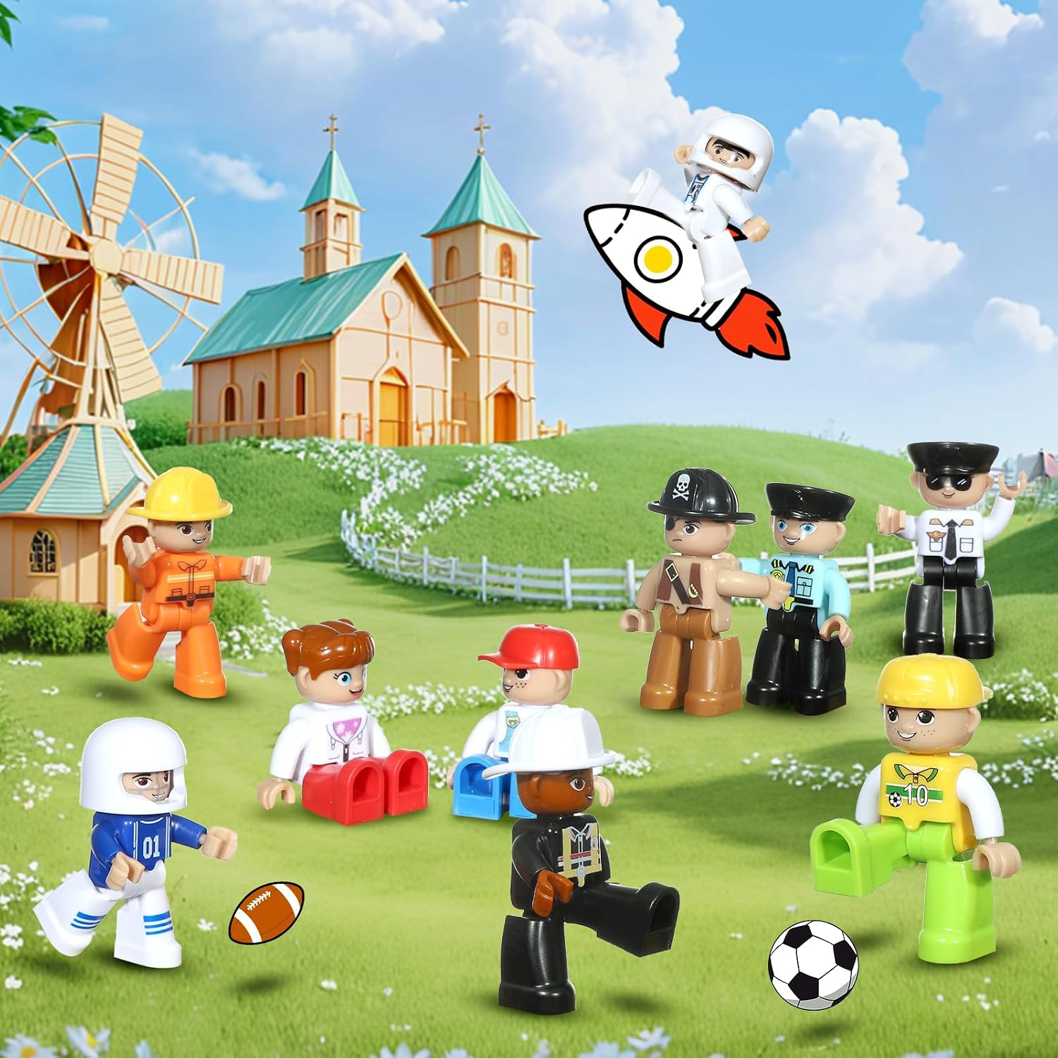 Thumbnail 6 de Large Magnetic Figures 3 Inch Set