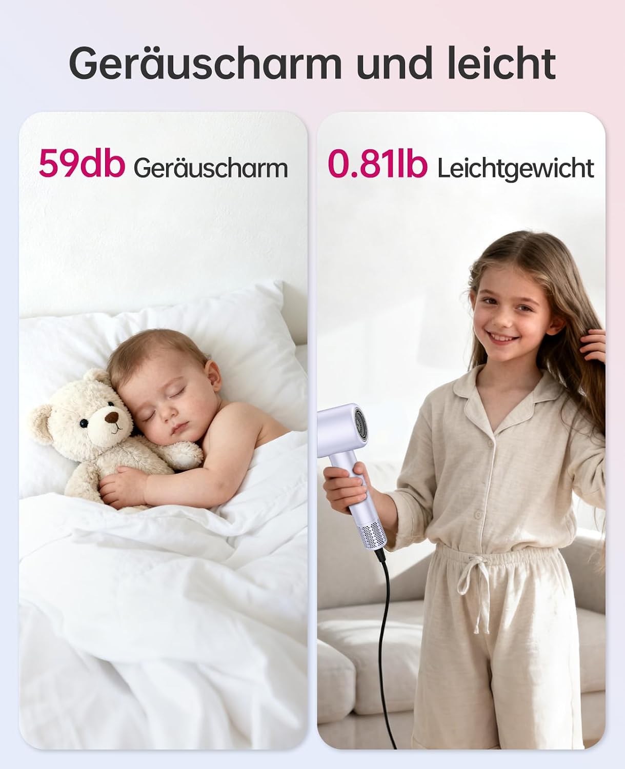 Thumbnail 2 de CONFU Föhn mit Diffusor 1500W Haartrockner