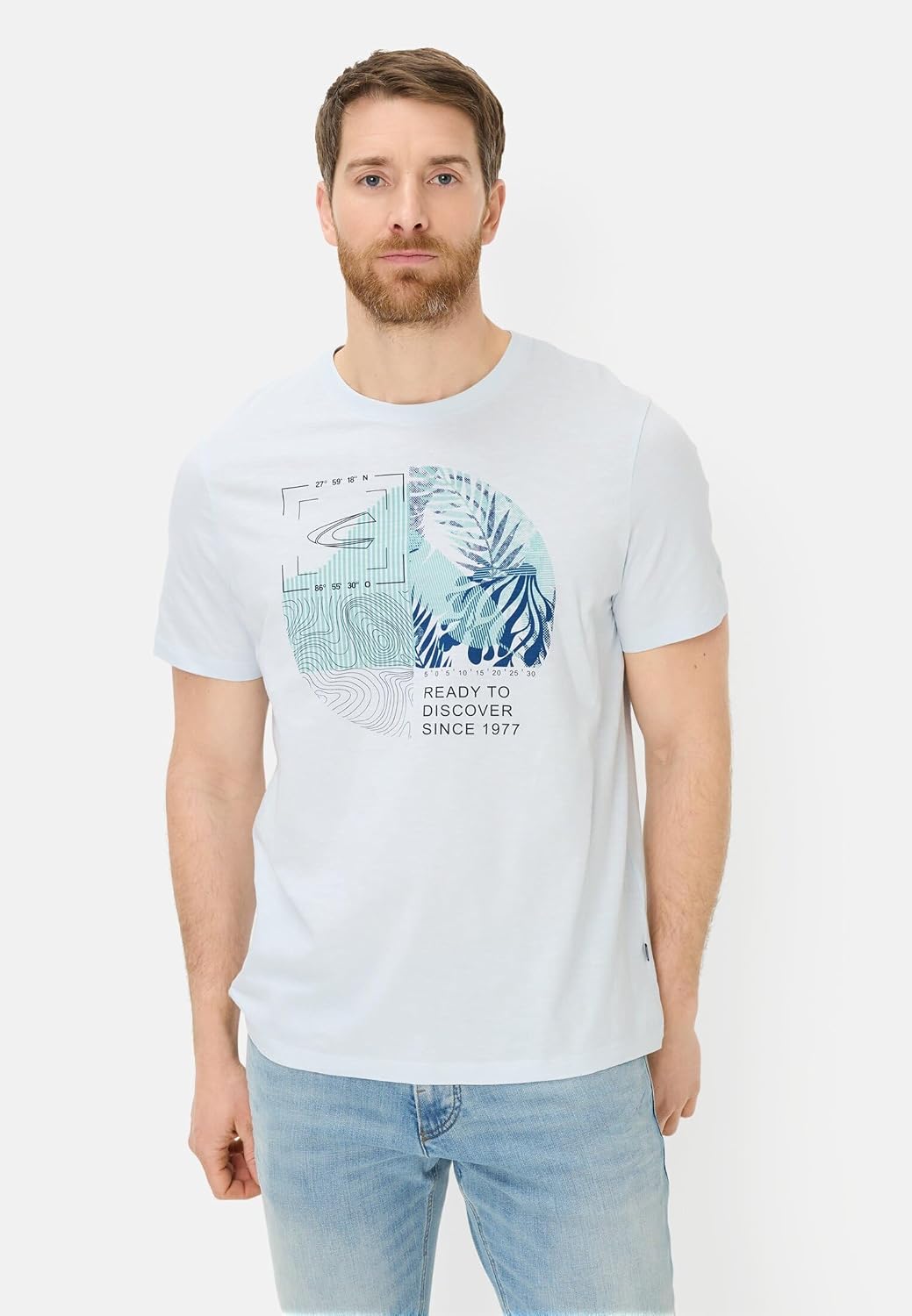 Detalle de Camel Active 409700-7t17 T-Shirt Homme — simplicité et confort pour le quotidien