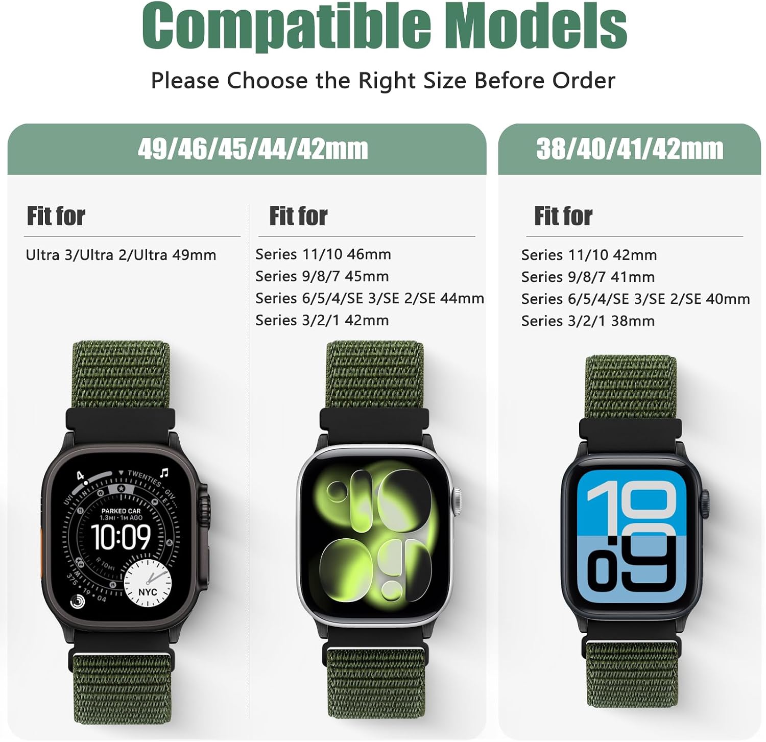 Thumbnail 4 de Runostrich Nylon Sport Strap for Apple Watch