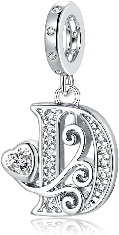 Thumbnail 6 de Letter Charms Pandora Silbern Initialen Anhänger