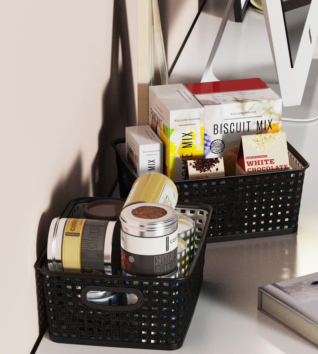 Thumbnail 5 de WYT Woven Storage Organizer Basket 6-Pack — 10.1 x 7.55 x 4.1