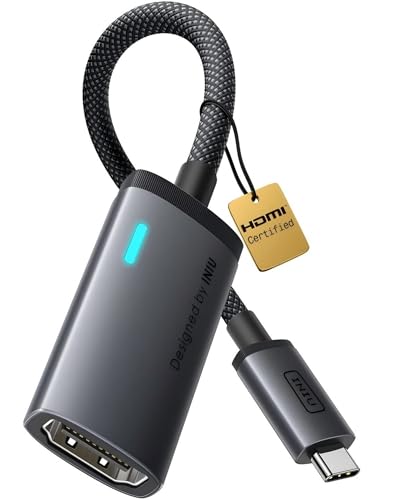 Detalle de INIU Adattatore USB C a HDMI con certificazione HDMI ufficiale 4K@60Hz