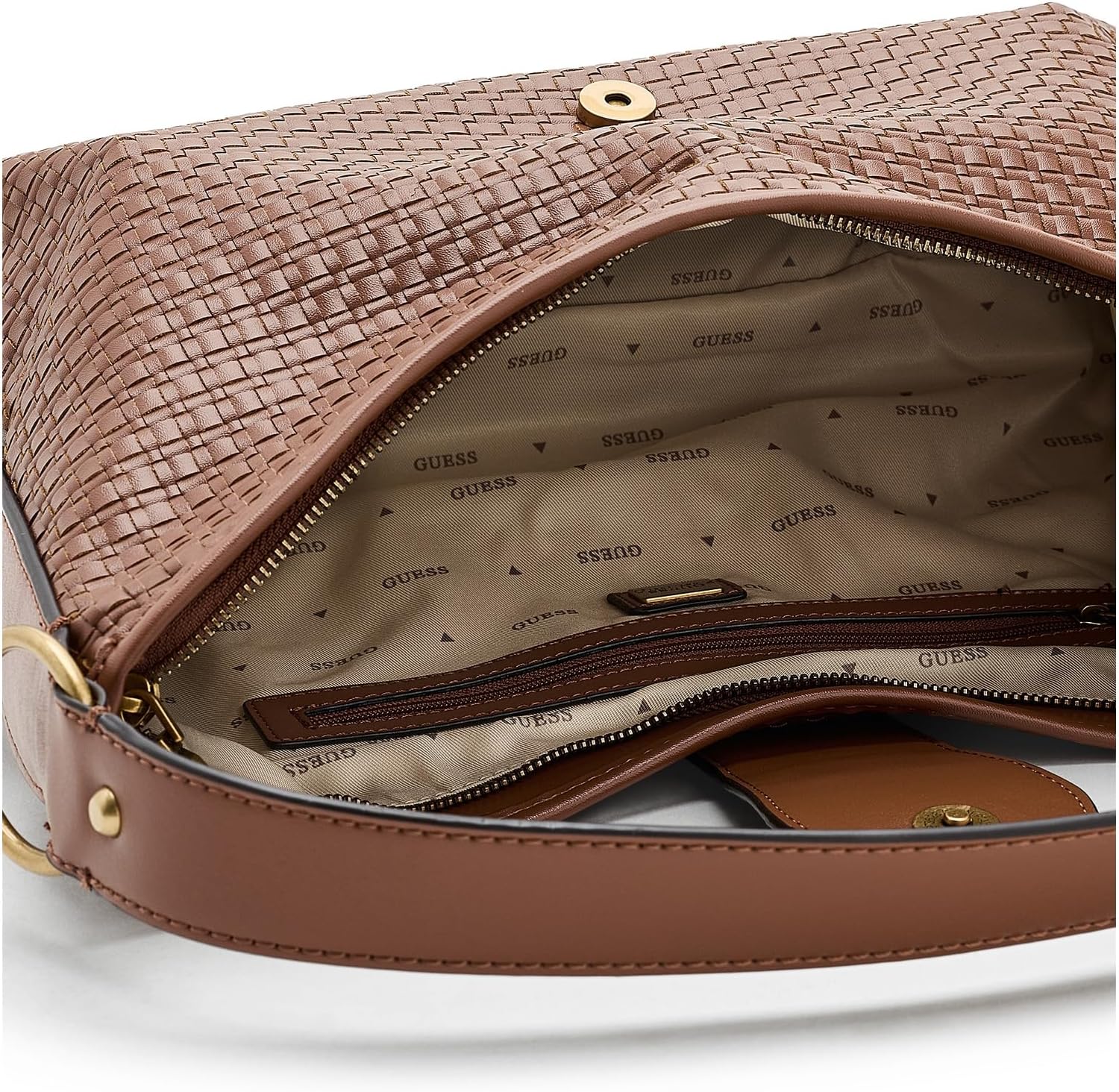 Detalle 1 de GUESS medium shoulder bag, 14 x 4 x 10