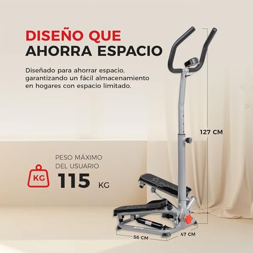 Thumbnail 5 de Sunny Health & Fitness Stair Stepper con manubrio, monitor LCD e regolazione altezza 🏋