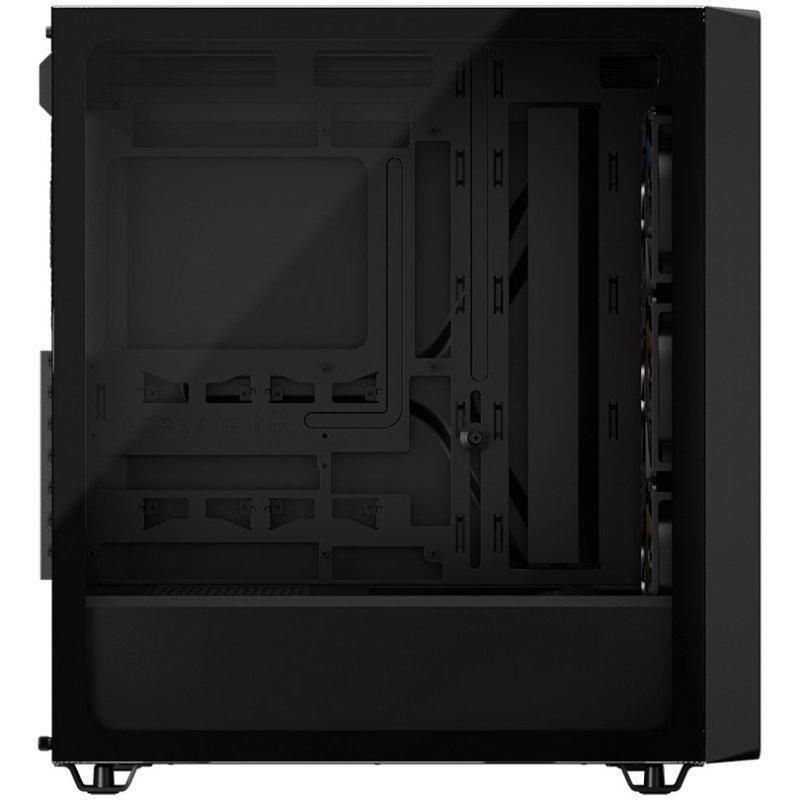 Detalle de Corsair 3200D RS ARGB: Caja ATX con Vidrio Templado y 3 Ventiladores ARGB para Gaming