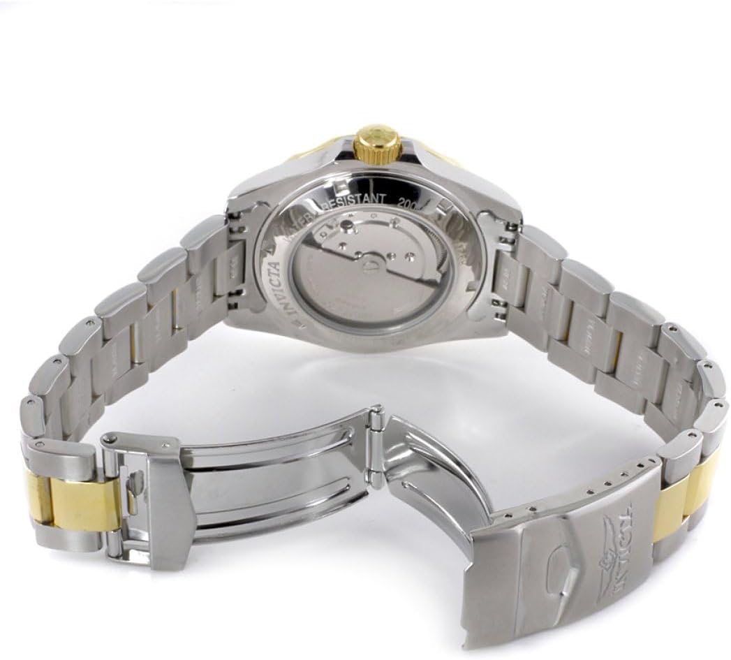 Detalle de Invicta Pro Diver Uomo: Orologio automatico da 40 mm in acciaio inox, quadrante nero
