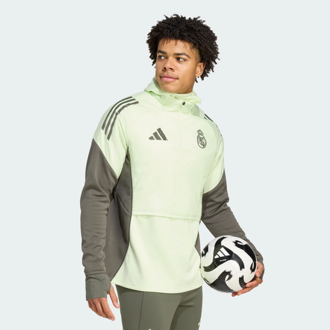 Thumbnail 2 de Camiseta Real Madrid Tiro 25 Competition Winterized de Adidas (Verde)